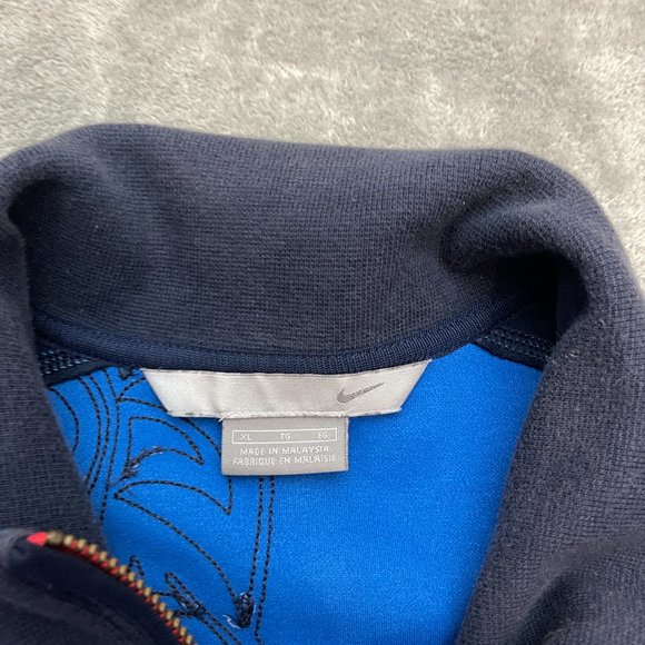 Vintage Nike Korea Soccer stitched Tiger KFA Zip Up Track Jacket Mens XL Blue - Picture 6 of 12